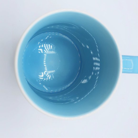 Starbucks 16oz. Mug Coffee Word Collage Blue & White - Picture 5 of 6